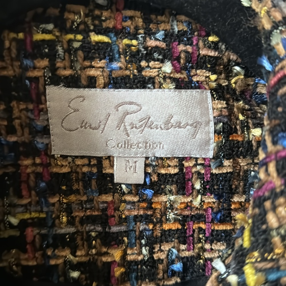 Gorgeous multi colored Emil Rutenberg jacket - Picture 2 of 4